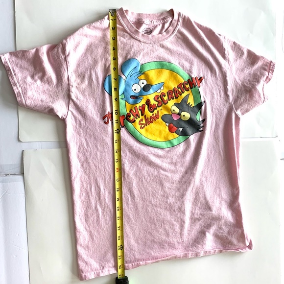 The Simpsons Itchy & Scratchy Show T-Shirt - Picture 4 of 10
